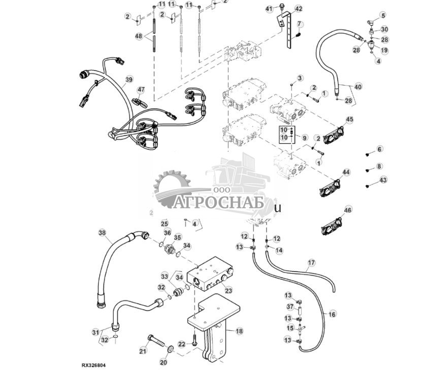 Гидравлическая система с высоким расходом, дистанционный SCV VI, VII и VIII, с двухступенчатым редуктором - ST910196 763.jpg